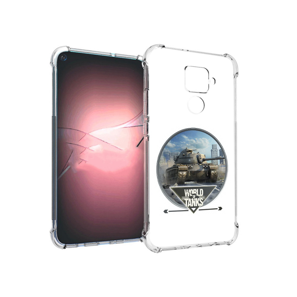 Чехол MyPads Tocco для Huawei Nova 5i Pro Мир танков