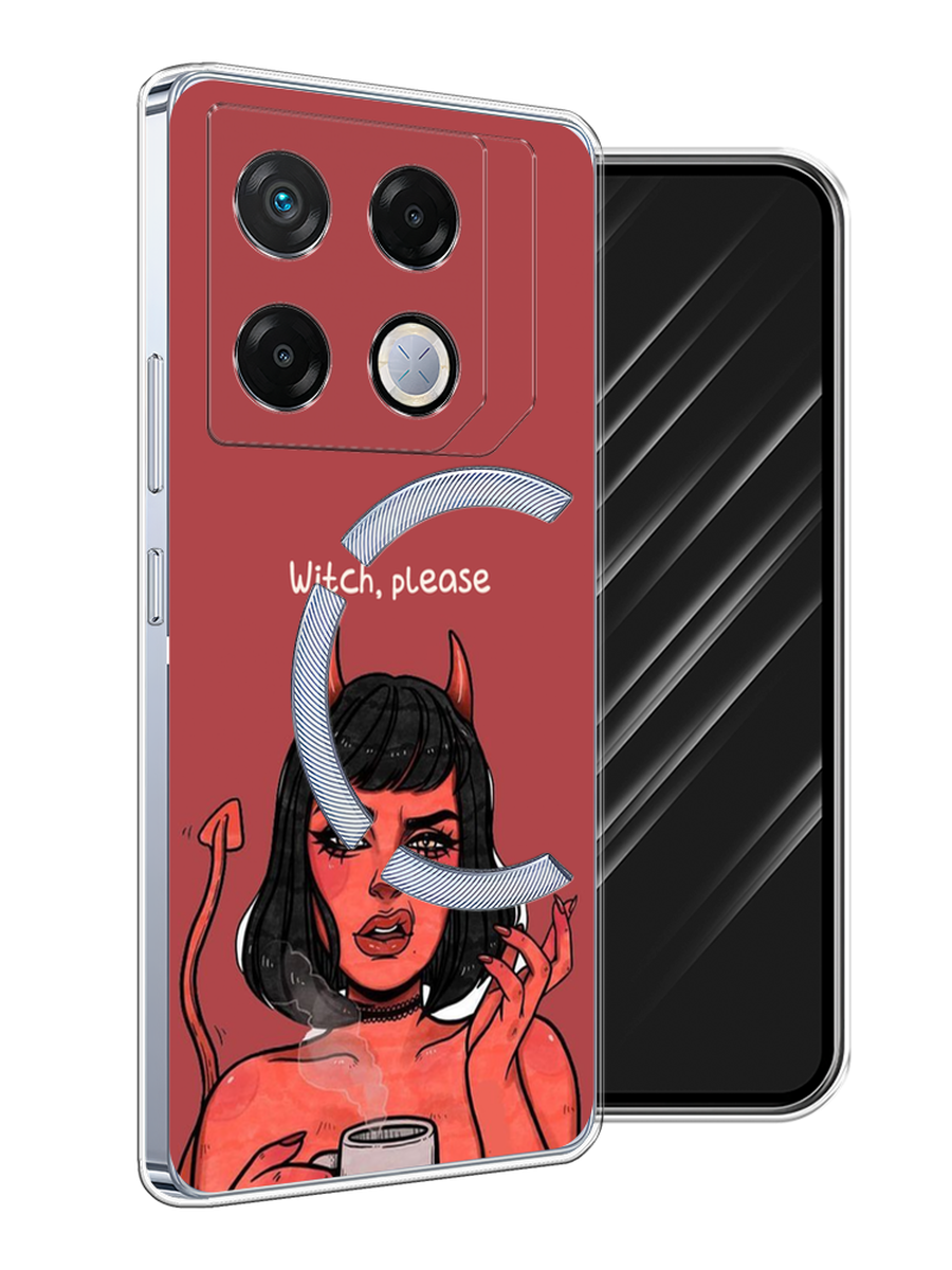 

Чехол Awog на Infinix GT 20 Pro "Evil Girl", Бордовый;черный, 3106250-1