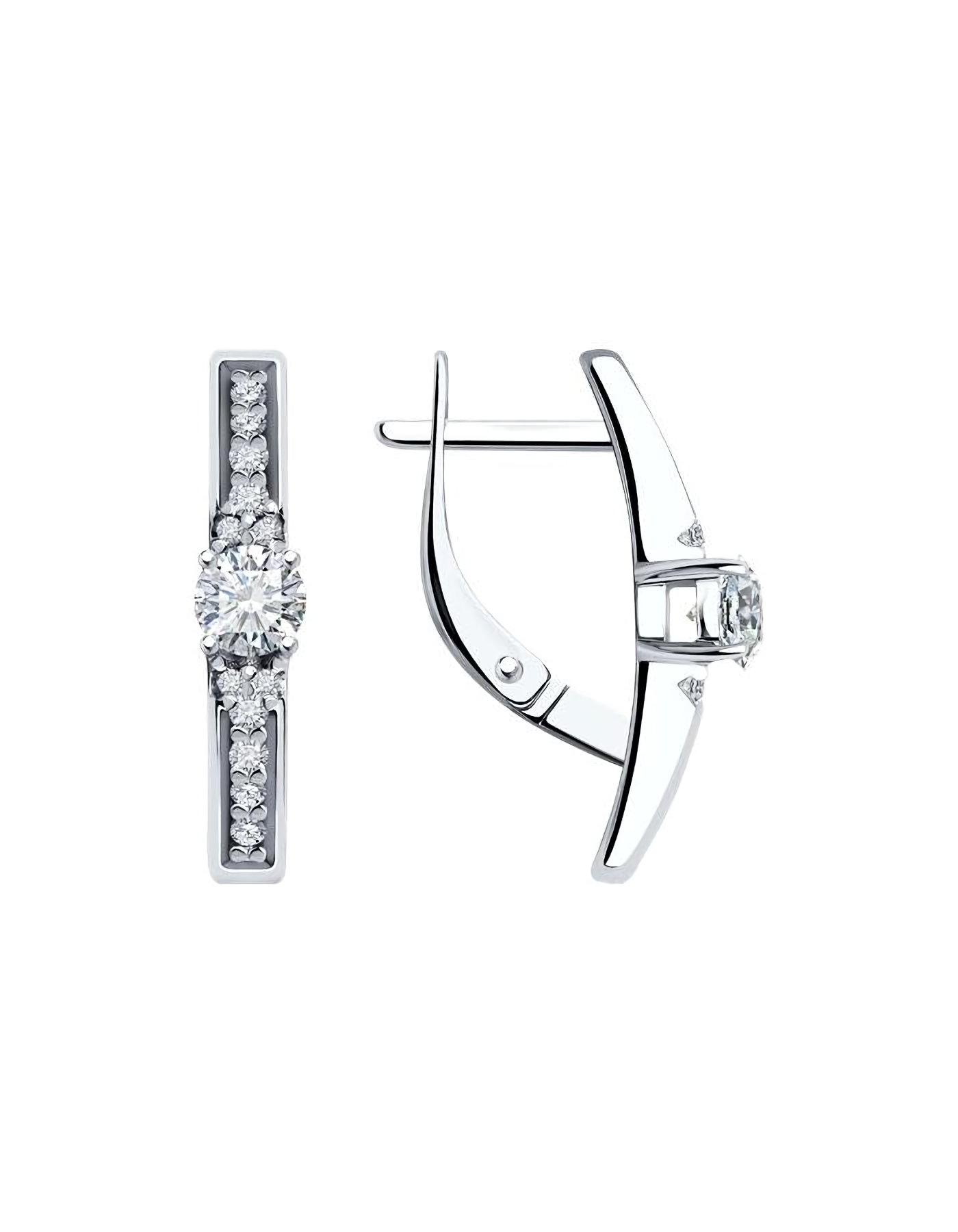 

Серьги из серебра TEO MAORI 894-120-01604-1, фианит, 894-120-01604-1
