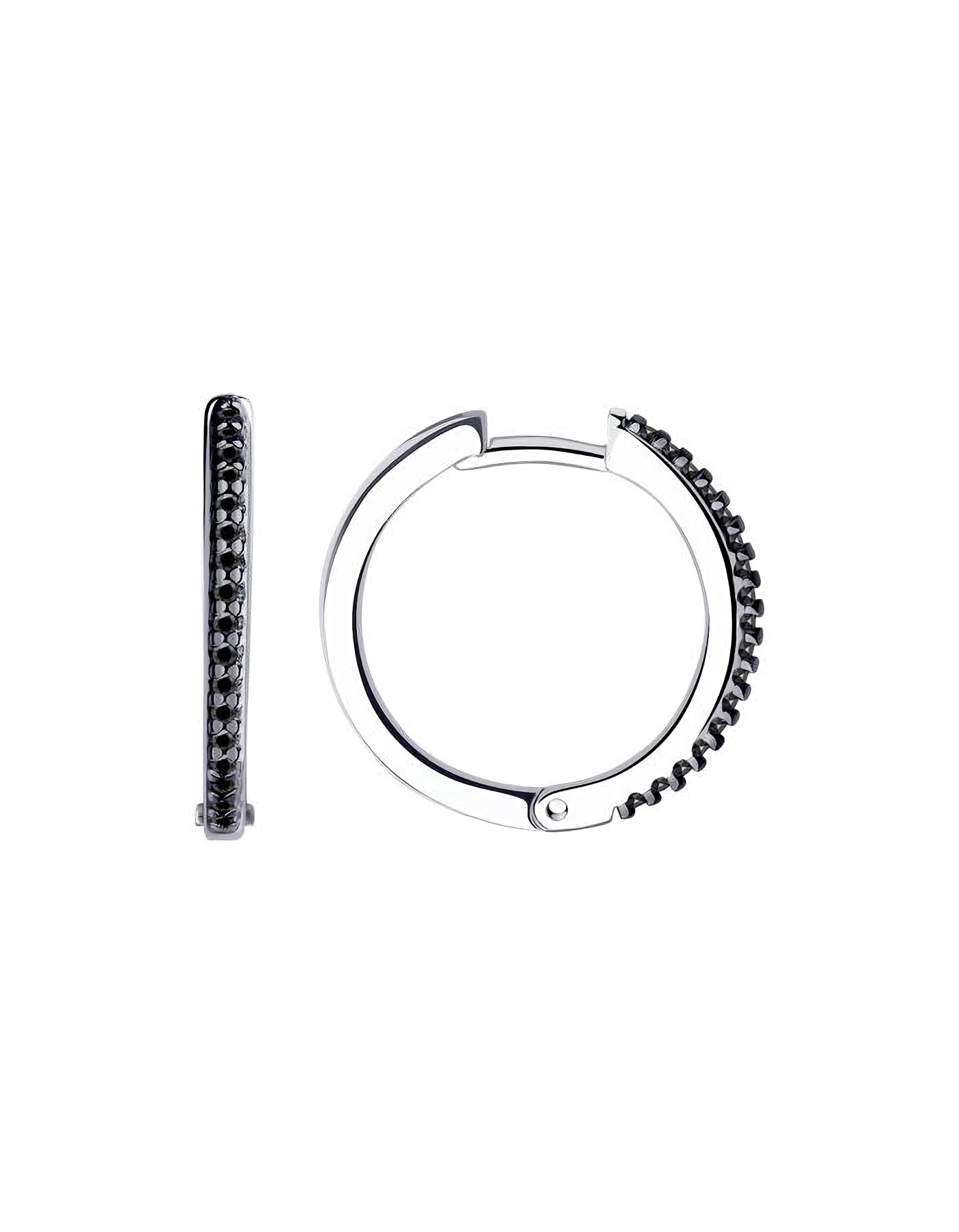 

Серьги конго из серебра TEO MAORI 894-120-01593-1, фианит, 894-120-01593-1