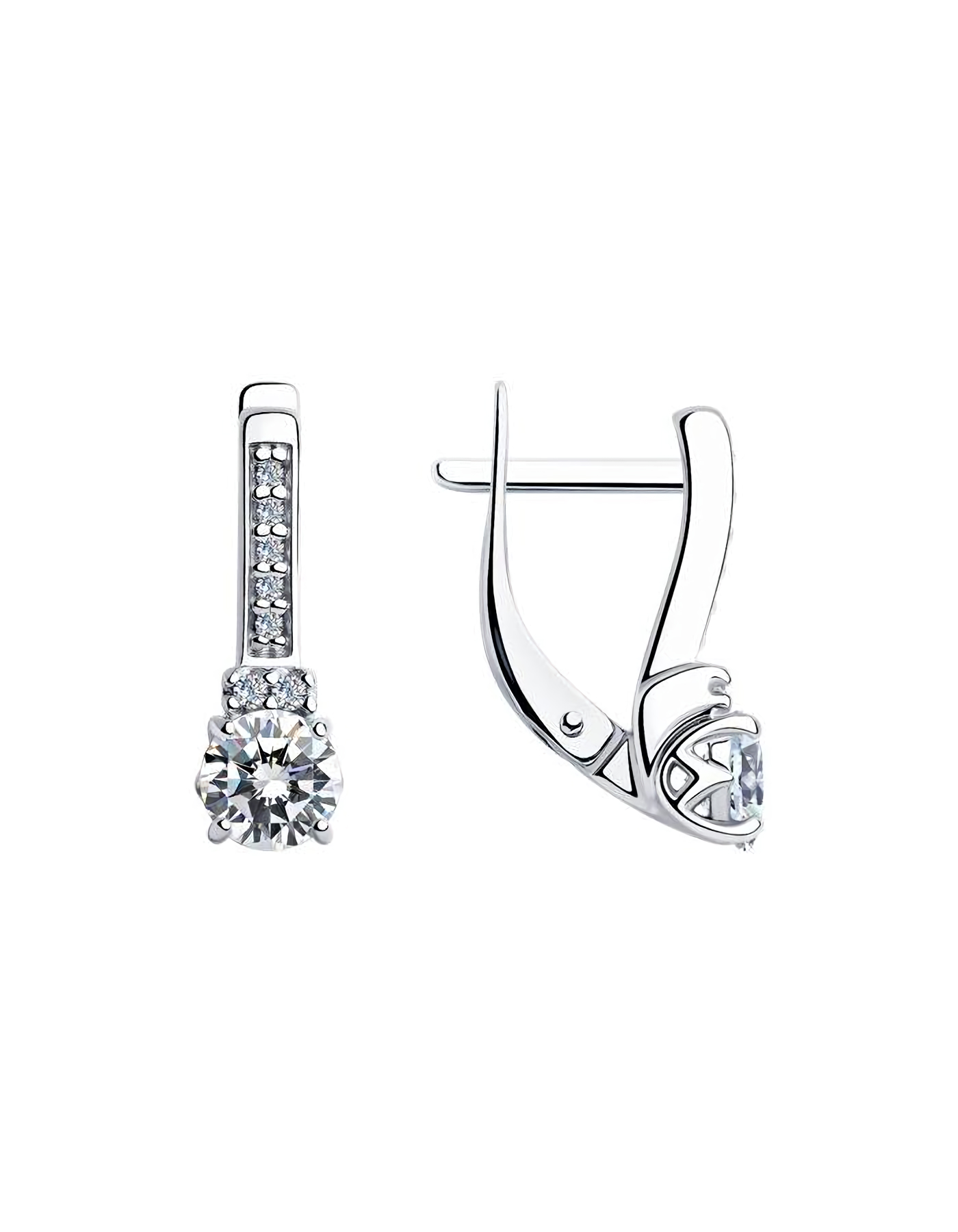 

Серьги из серебра TEO MAORI 894-120-01556-1, фианит, 894-120-01556-1