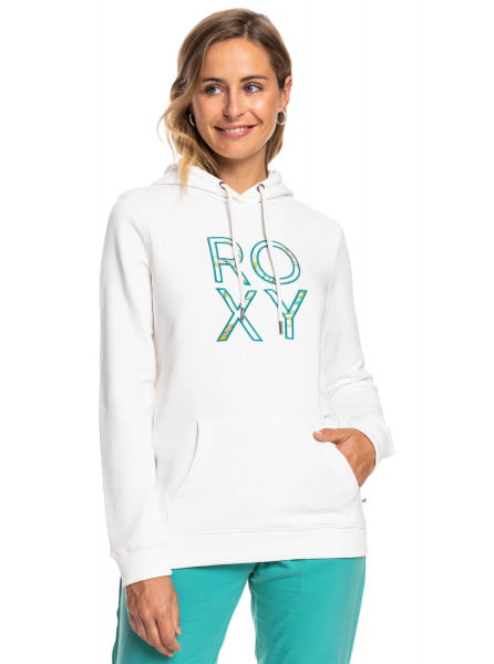 

Худи женское Roxy ERJFT04515 белое 40, Белый, ERJFT04515