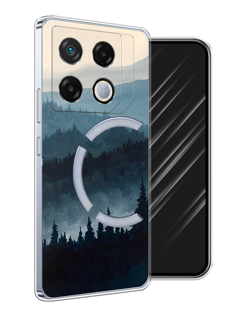 

Чехол Awog на Infinix GT 20 Pro "Туманные горы", Бежевый;серый;черный, 3106250-1