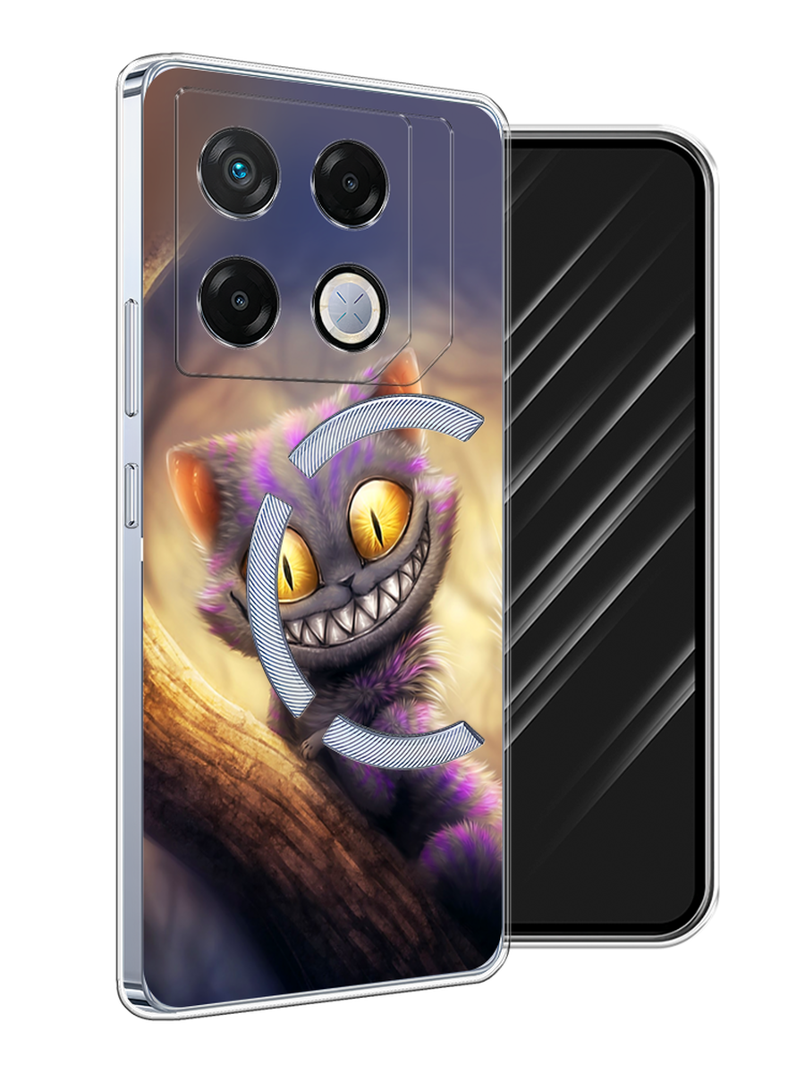 

Чехол Awog на Infinix GT 20 Pro "Cheshire Cat", Фиолетовый;желтый, 3106250-1