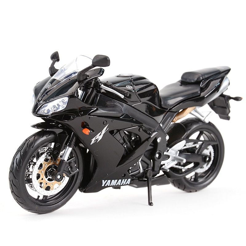 

Металлический мотоцикл Maisto Yamaha YZF-R1, 1:12, черный, 31102, Yamaha YZF-R1 1:12 Maisto