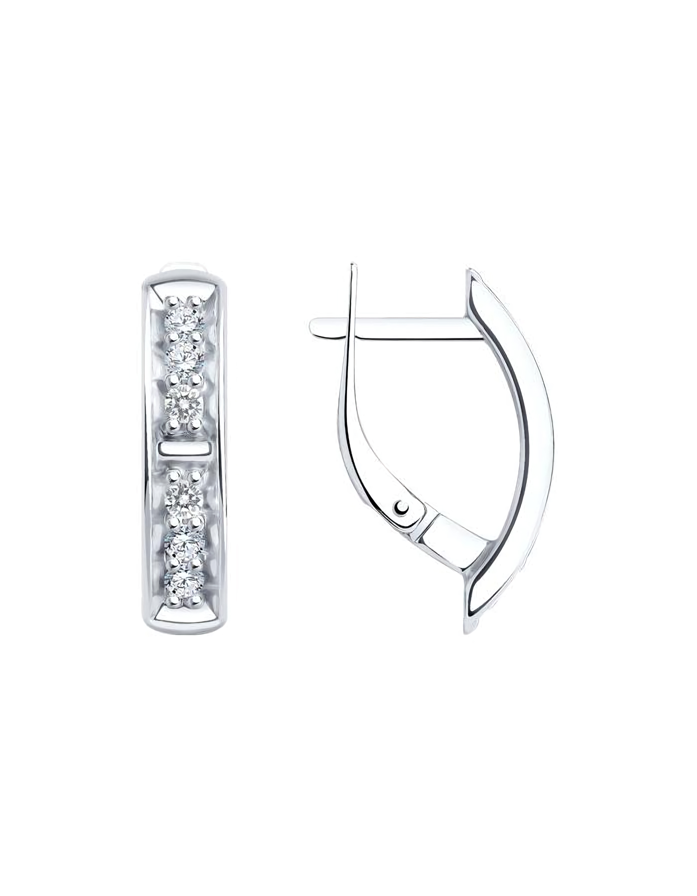

Серьги из серебра TEO MAORI 894-120-01544-1, фианит, 894-120-01544-1