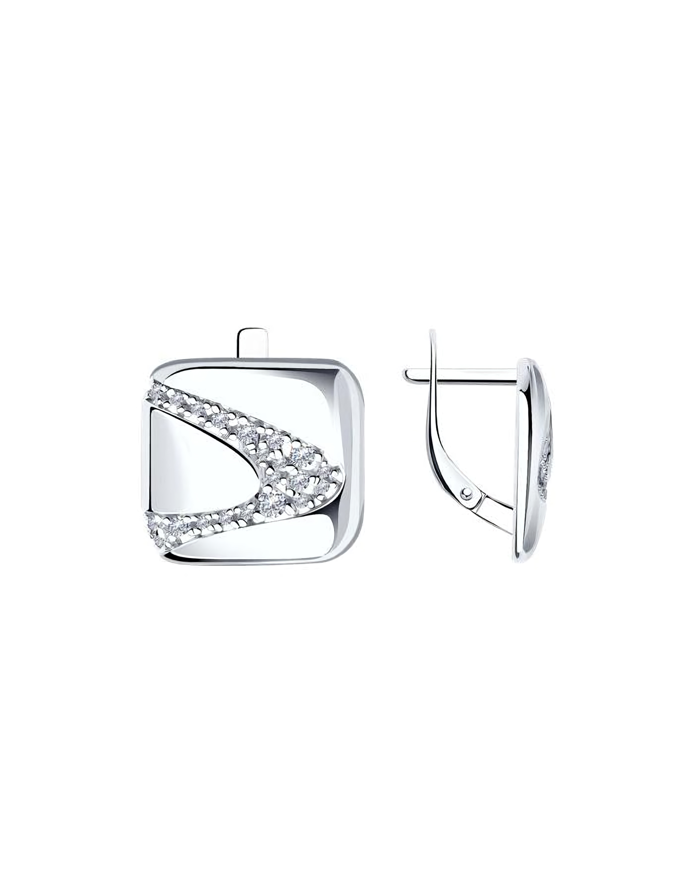 

Серьги из серебра TEO MAORI 894-120-01524-1, фианит, 894-120-01524-1