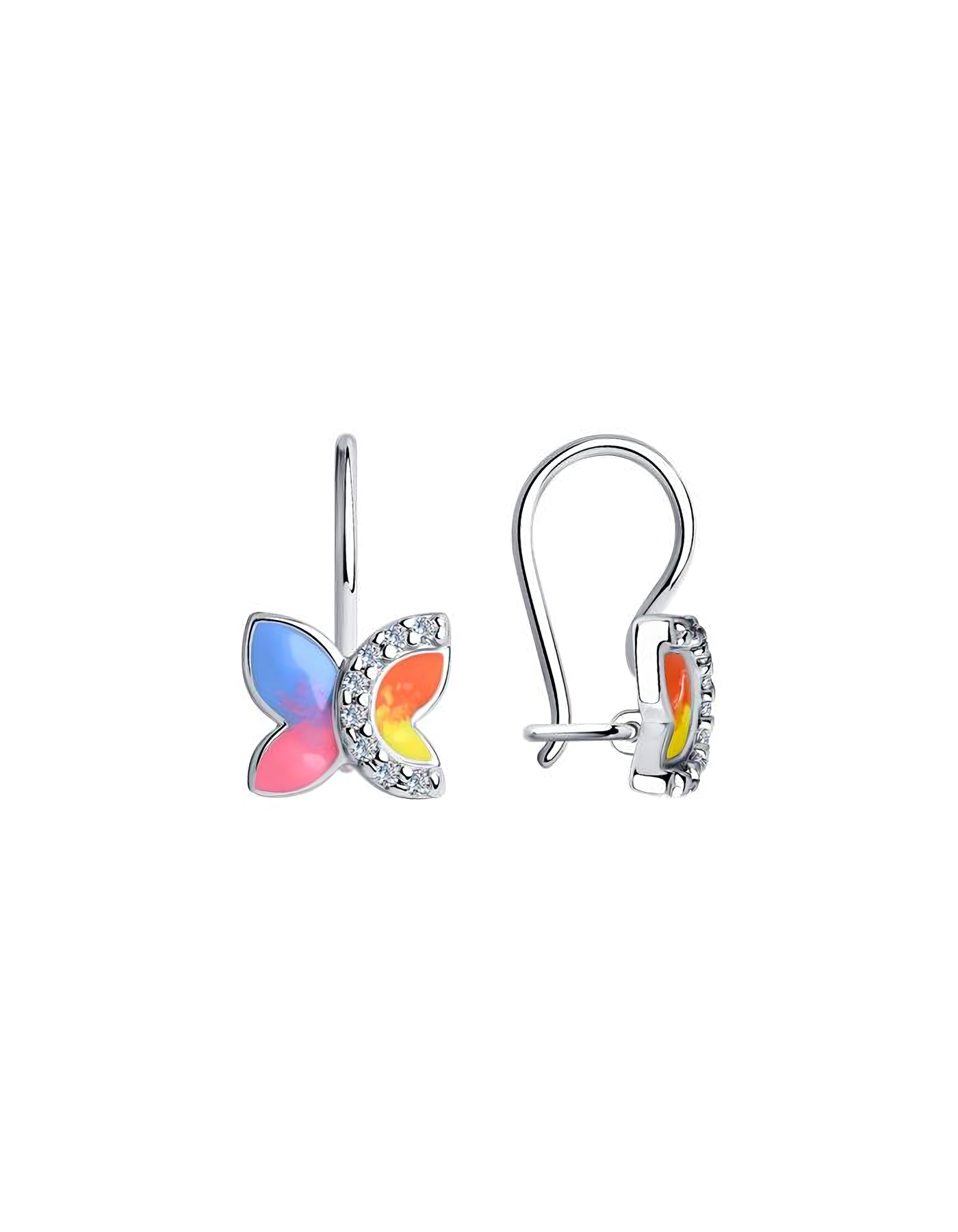 

Серьги из серебра TEO MAORI 894-120-01436-1, фианит, 894-120-01436-1