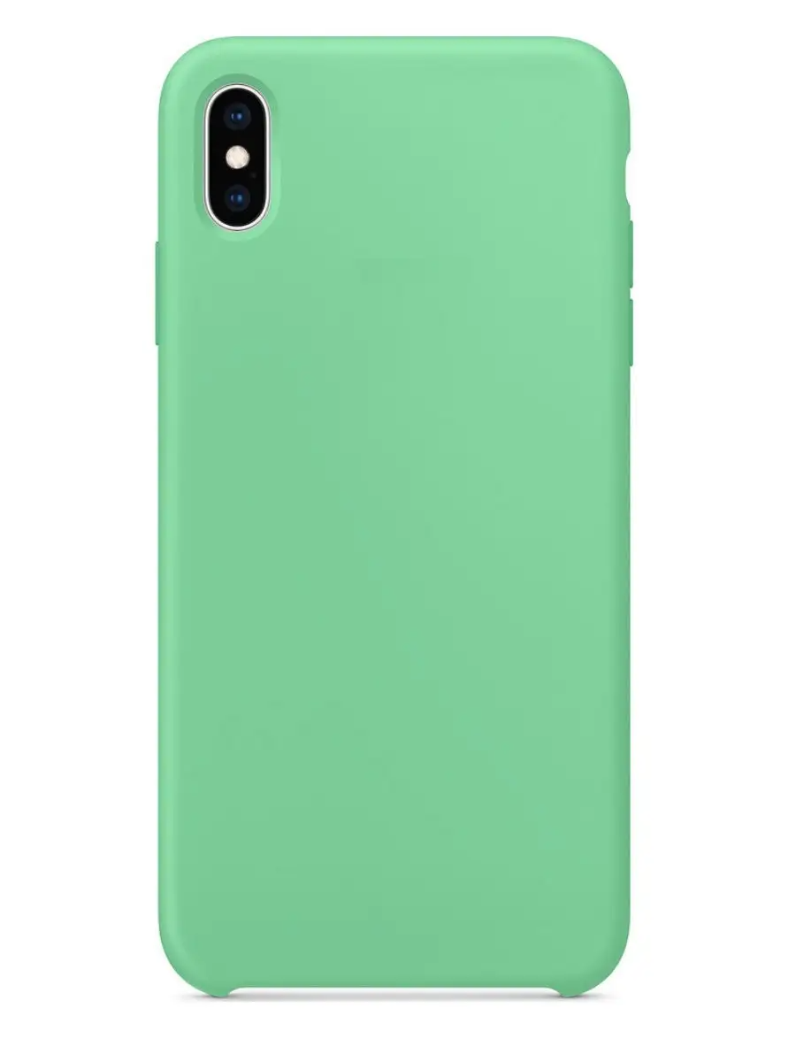 

Накладка силикон Silicone Case для iPhone Xs Max Mint, Зеленый, Silicone Case iPhone X