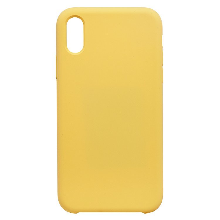 

Накладка силикон Silicone Case для iPhone Xs Max Yellow, Желтый, Silicone Case iPhone X