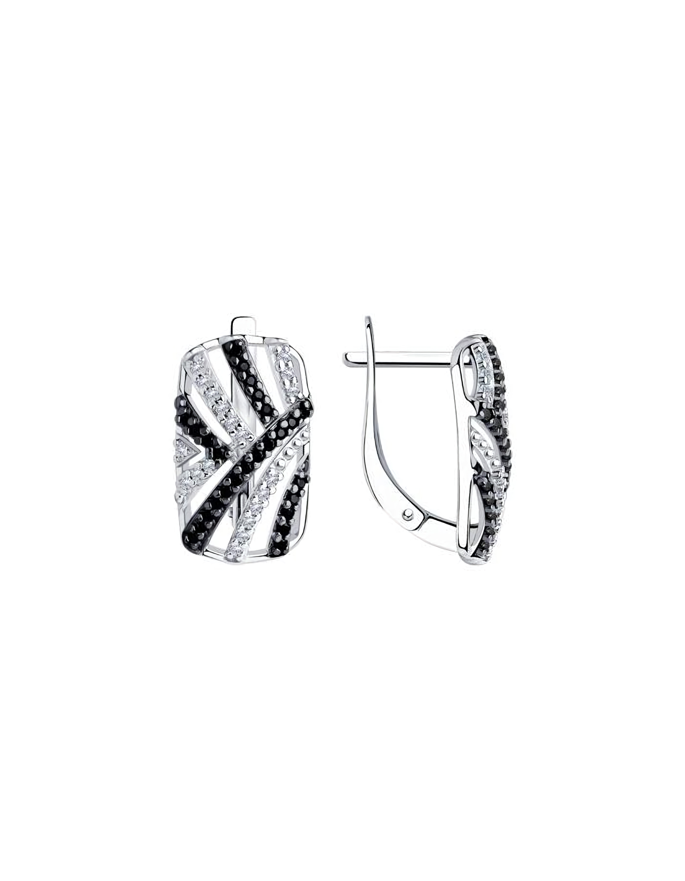 

Серьги из серебра TEO MAORI 894-120-00785-1, фианит, 894-120-00785-1