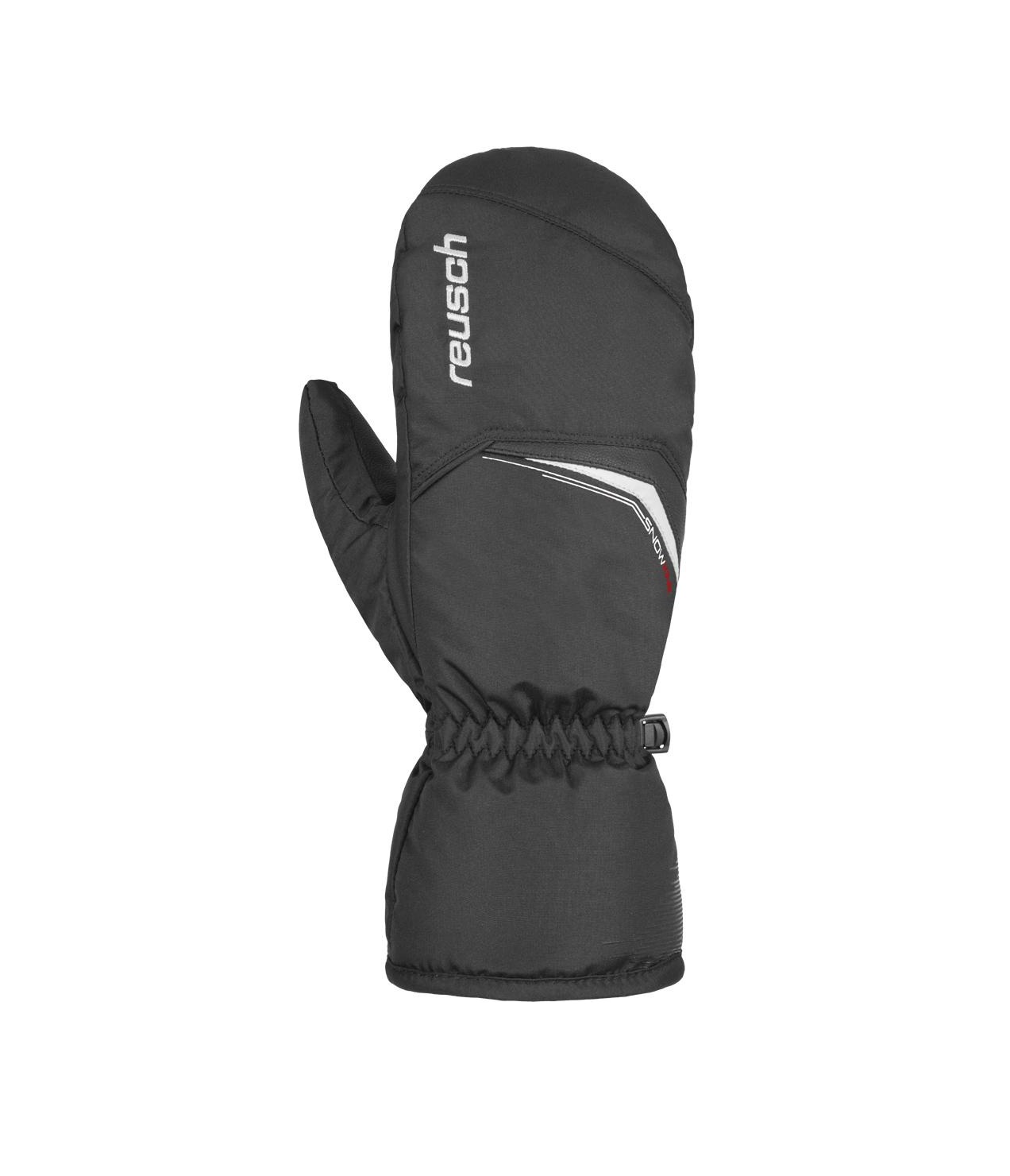 фото Варежки reusch snow king mitten, black/white, 11 inch