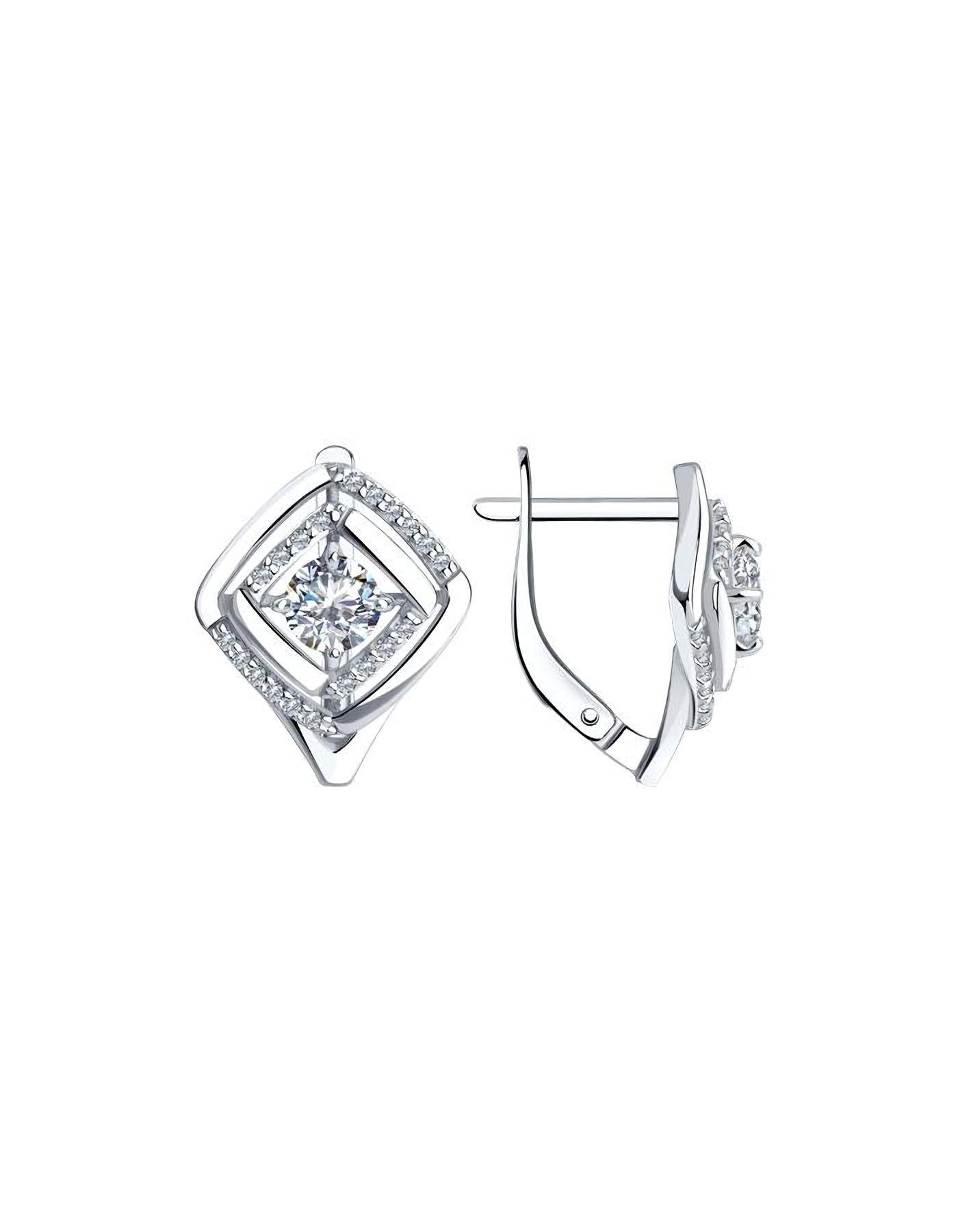 

Серьги из серебра TEO MAORI 894-120-00740-1, фианит, 894-120-00740-1
