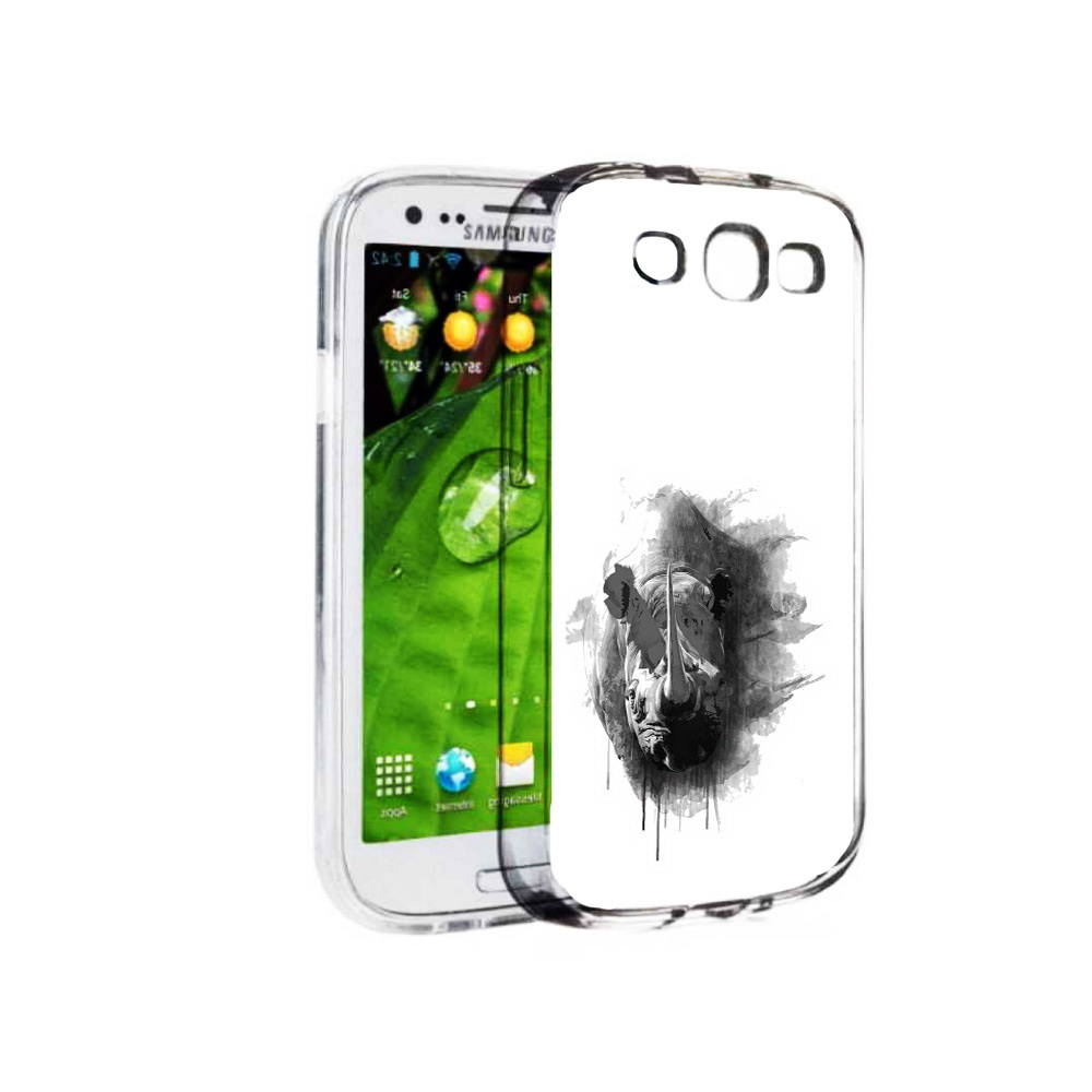 

Чехол MyPads Tocco для Samsung Galaxy S3 носорог (PT123108.507.523), Прозрачный, Tocco