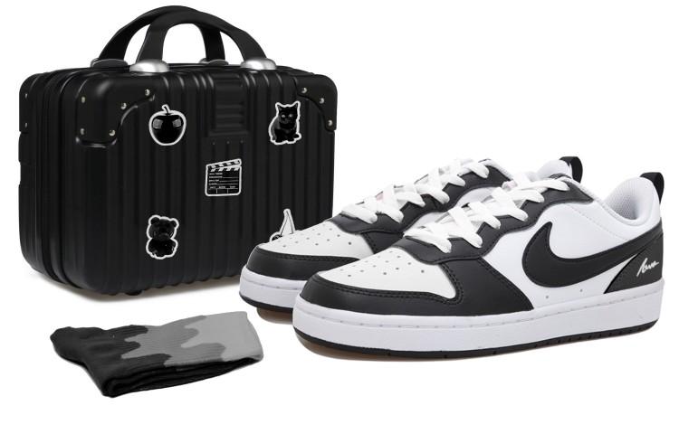 

Кеды унисекс Nike Court Borough Low 2 OKHR GS белые 36.5 EU, Белый, Court Borough Low 2 OKHR GS