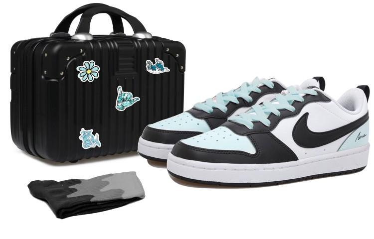 

Кеды унисекс Nike Court Borough OKHR GS белые 38 EU, Белый, Court Borough OKHR GS