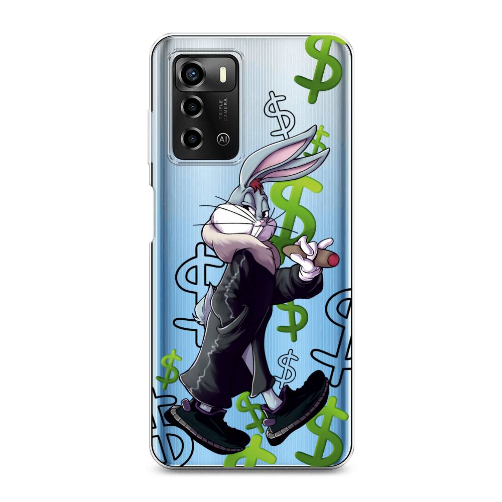 

Чехол на ZTE Blade A72/V40 Vita "Rich Bugs Bunny", Зеленый;черный;голубой, 135450-6