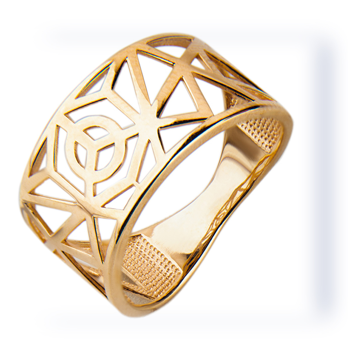 Кольцо из золота р.17,5 Azade К100-1599