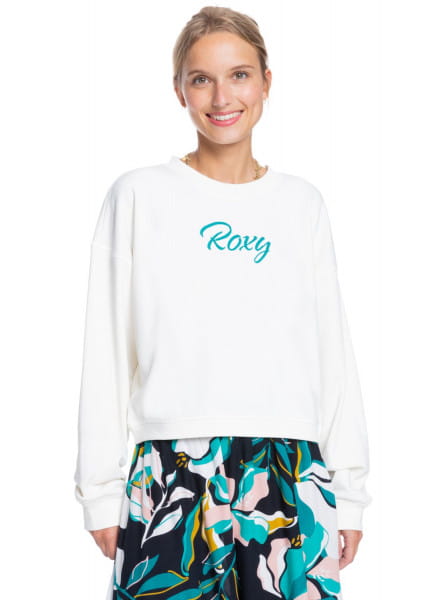 

Свитшот женский Roxy ERJFT04477 белый 40, ERJFT04477