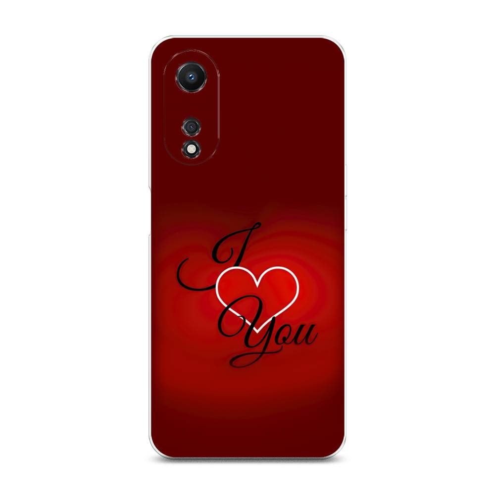 

Чехол Awog на Oppo A58 5G "I love you 3", Красный;черный, 2512450-6