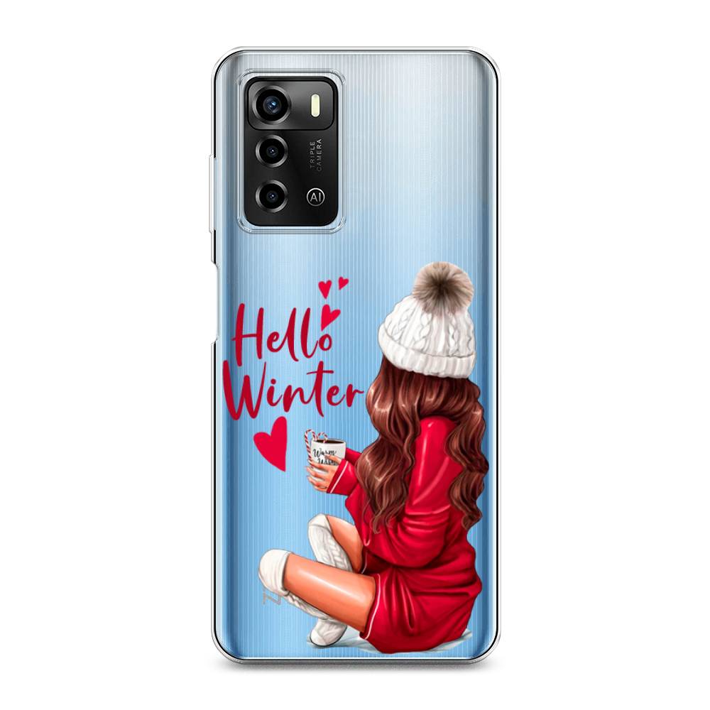 

Чехол для ZTE Blade A72/V40 Vita "Hello winter", Красный;белый;коричневый, 135450-5