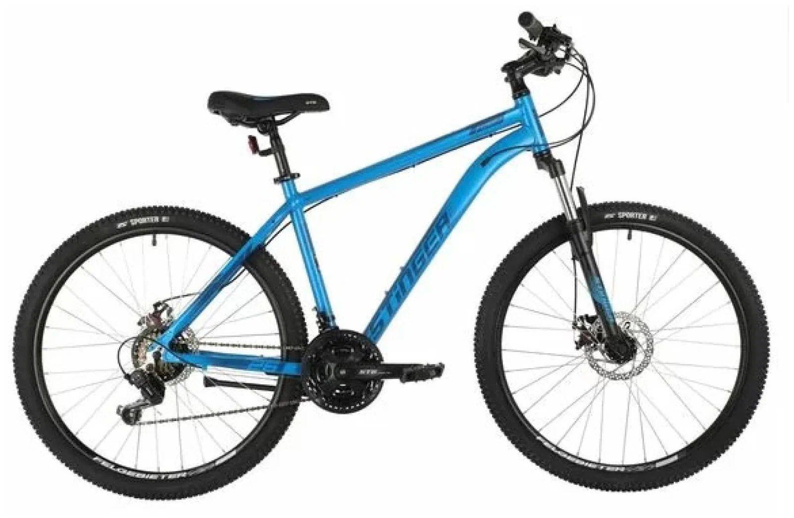 Велосипед 26 горный STINGER Element Pro 2021 количество скоростей 21 рама алюминий 18 чё 2859900₽