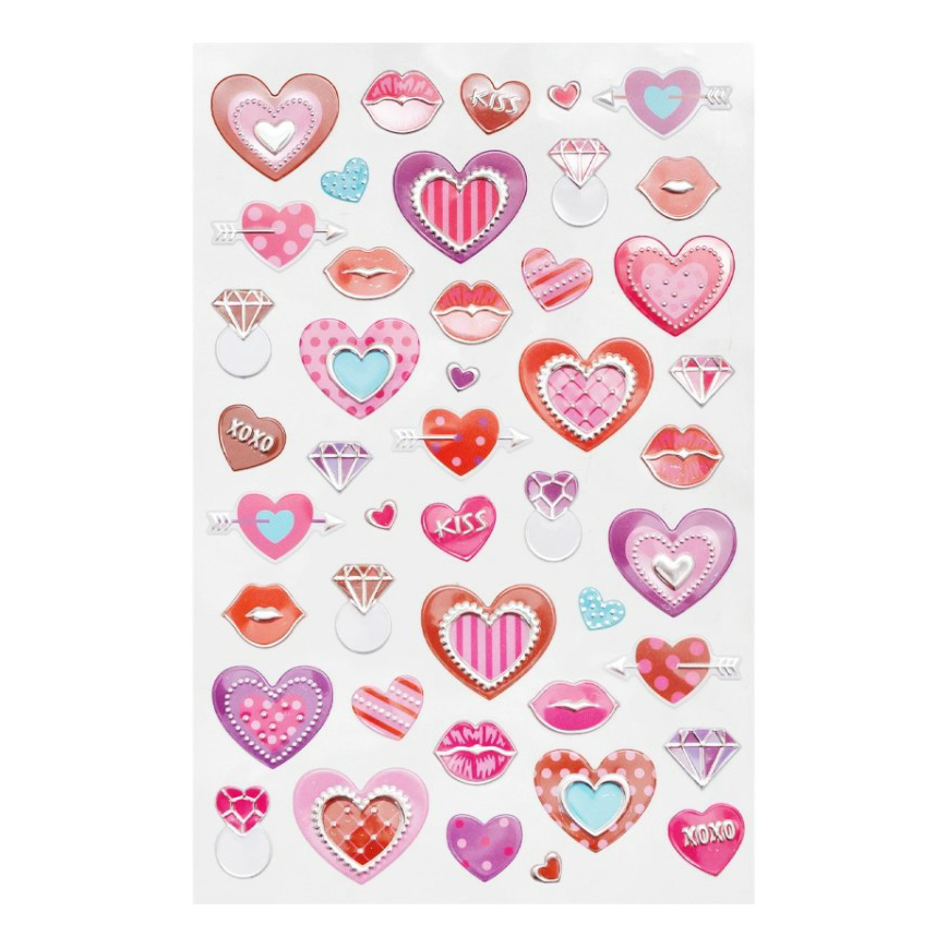

Наклейки контурные декоративные With Love Любовь 21 х 14 см в ассортименте