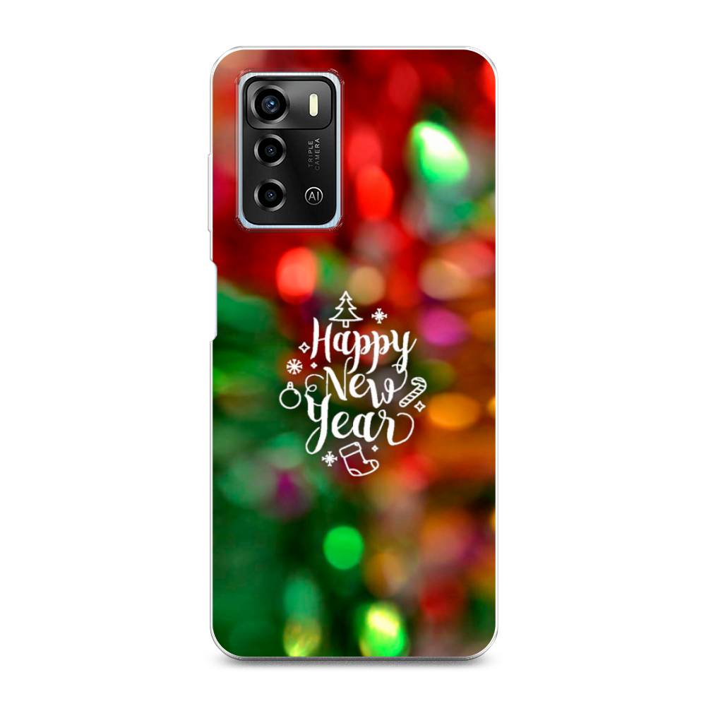 

Чехол для ZTE Blade A72/V40 Vita "Новый Год на елке", Зеленый;красный;желтый, 135450-5