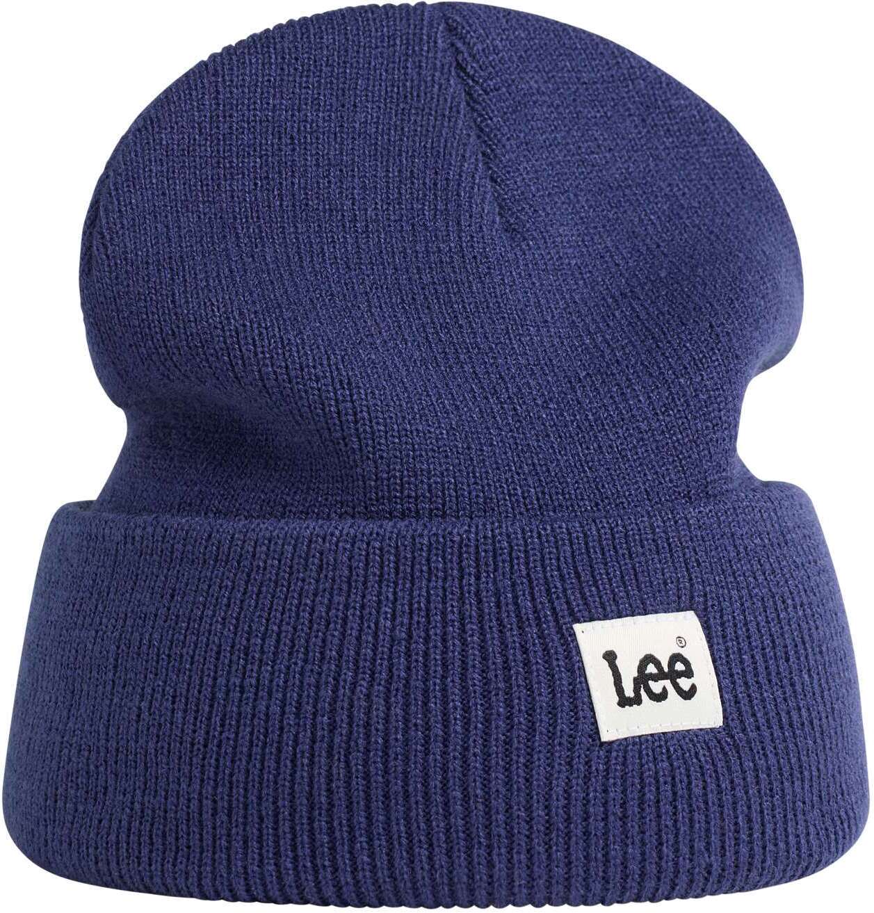 

Шапка бини мужская LEE BEANIE TRUE NAVY синяя, Синий, BEANIE TRUE NAVY