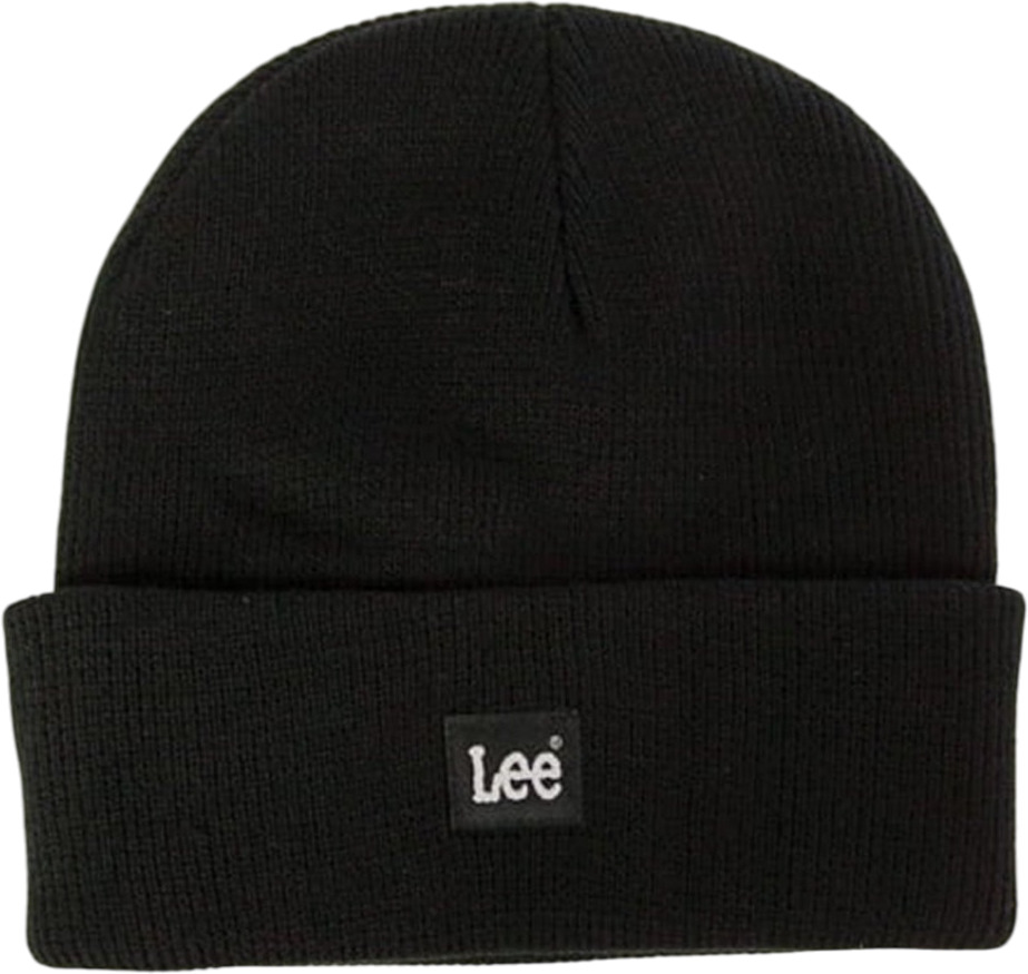 Шапка бини мужская LEE BEANIE BLACK черная one size 3799₽