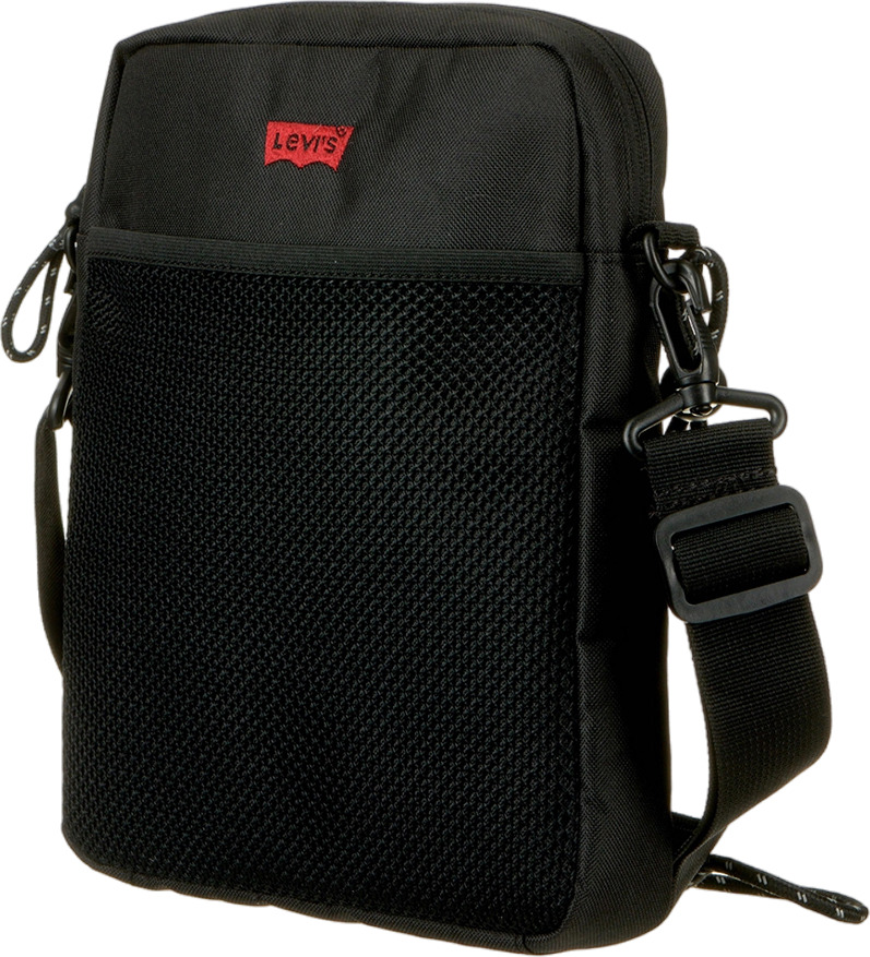 Сумка мужская Levi's Men Dual Strap North-South Crossbody Bag, черный