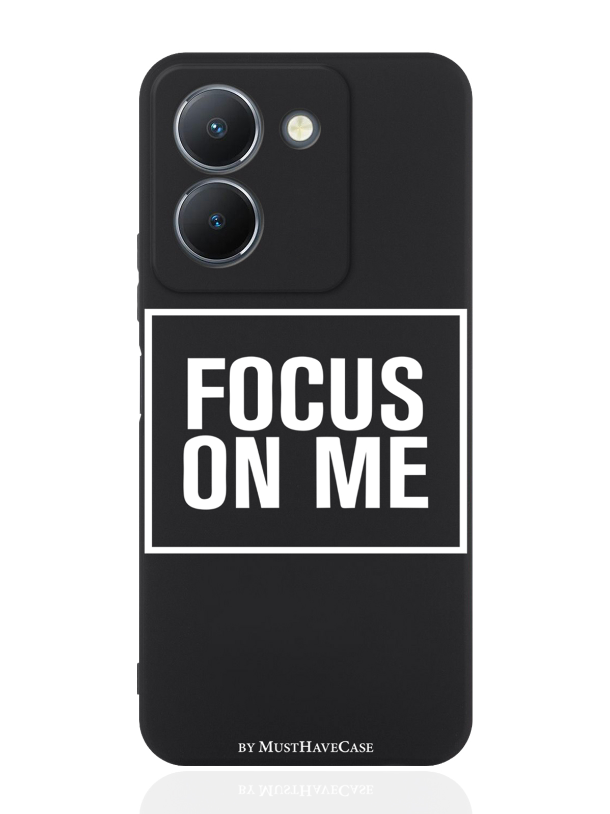 

Чехол для смартфона Vivo Y36 4G Focus on me черный, Черный;белый