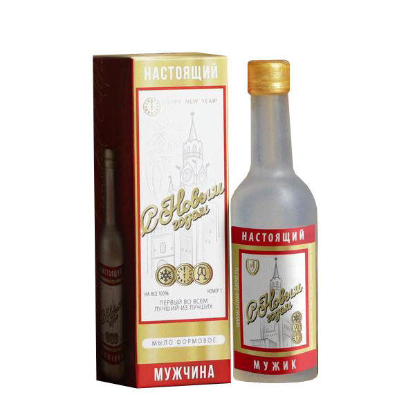 фото Мыло-водка «с новым годом» с ароматом мужского парфюма 75 г 4937886 hard line