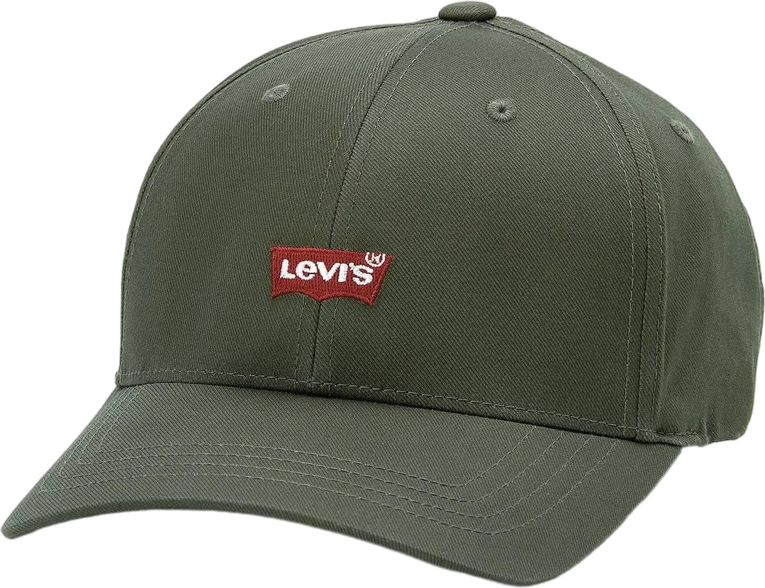 Бейсболка мужская Levi's HOUSEMARK FLEXFIT CAP зеленая, one size