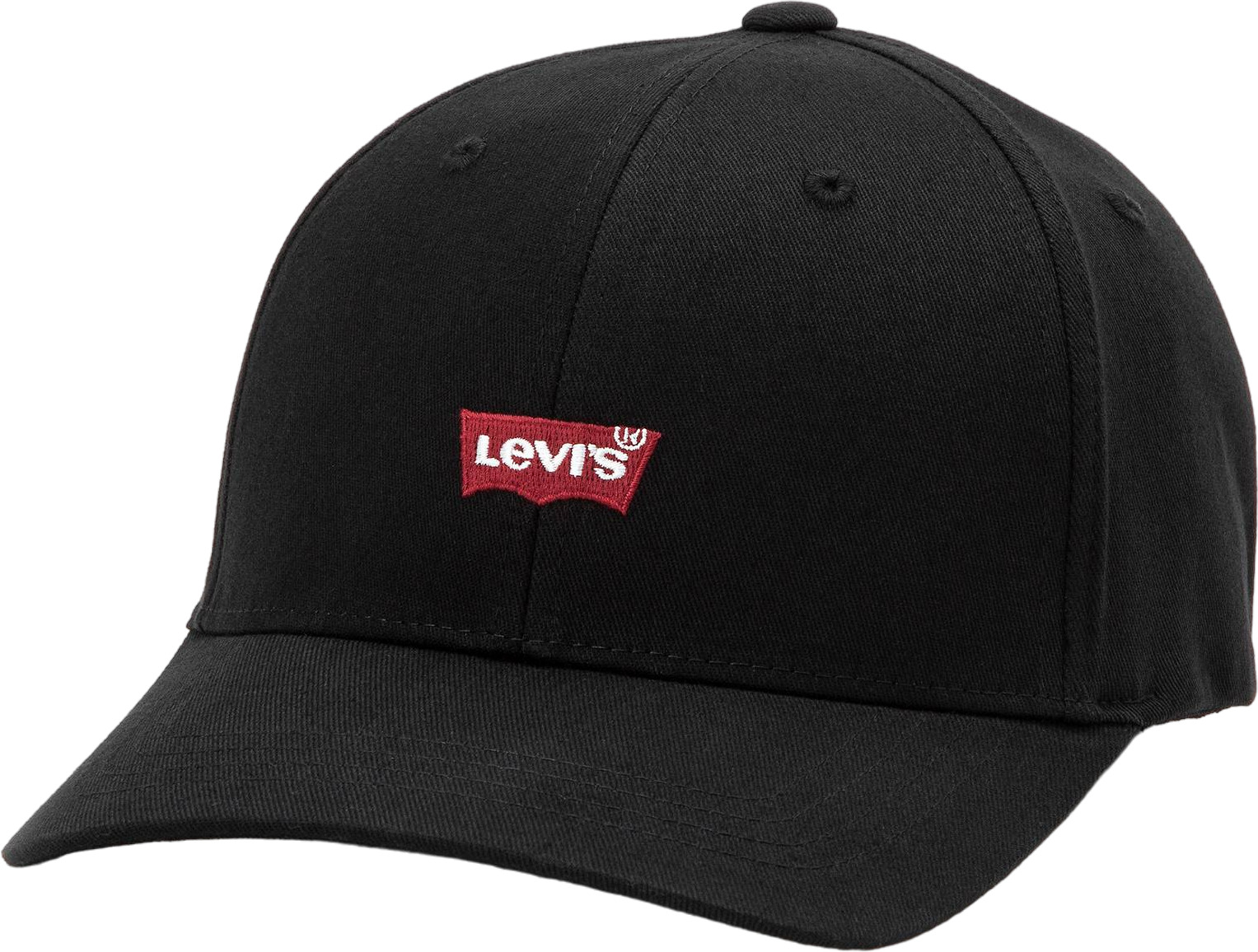 Бейсболка мужская Levi's HOUSEMARK FLEXFIT CAP черная, one size