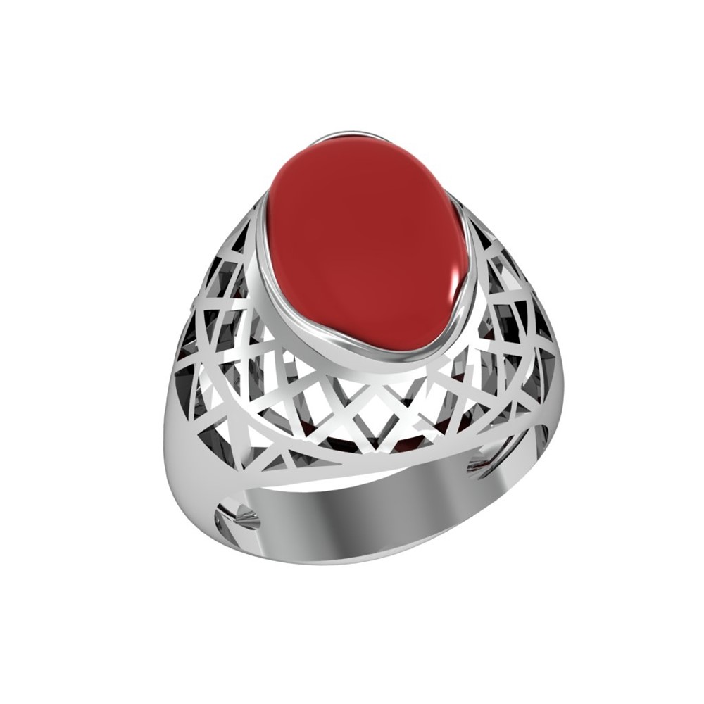 

Кольцо из серебра р. , ПРИВОЛЖСКИЙ ЮВЕЛИР 293778-KR, коралл, 293778-KR