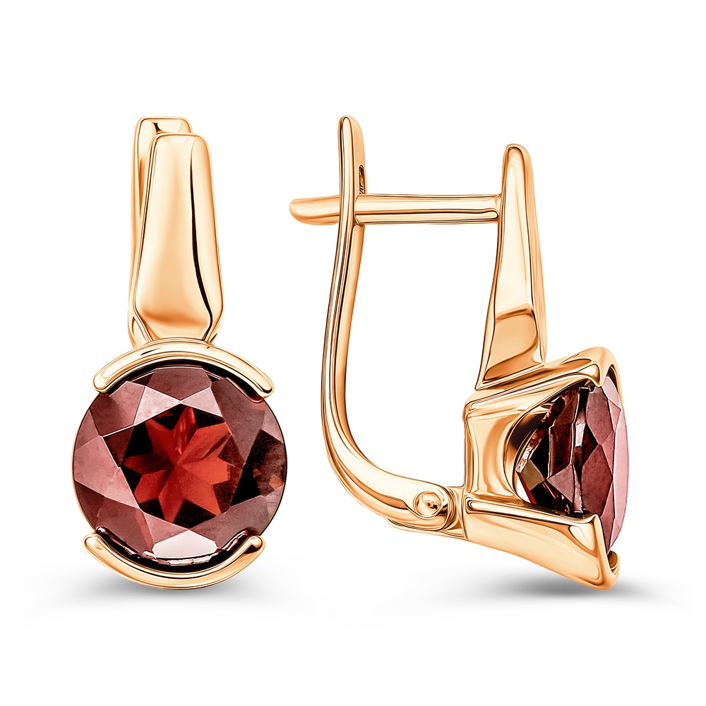 

Серьги из золота 585Gold 202009022, гранат, 202009022
