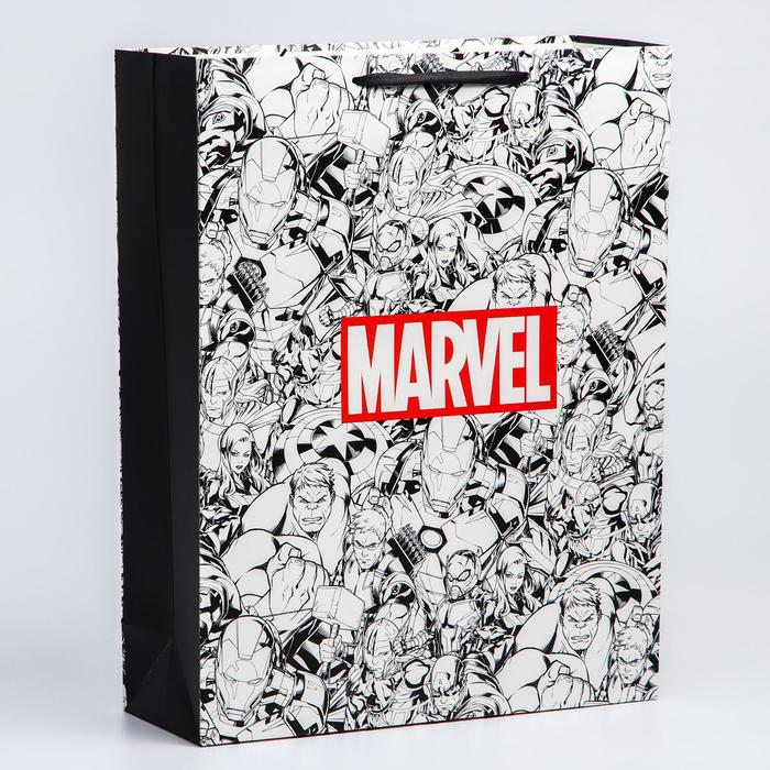 Пакет ламинат вертикальный Marvel, 31х40х11 см, Marvel