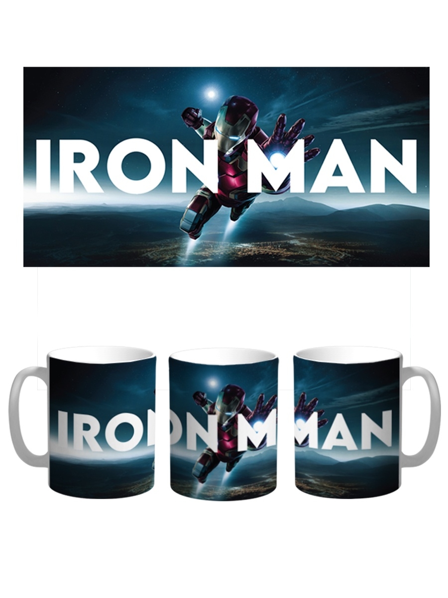 

Кружка СувенирShop "Iron Man/Железный человек/Тони Старк" 330 мл, CU-MVIM11-W/2S