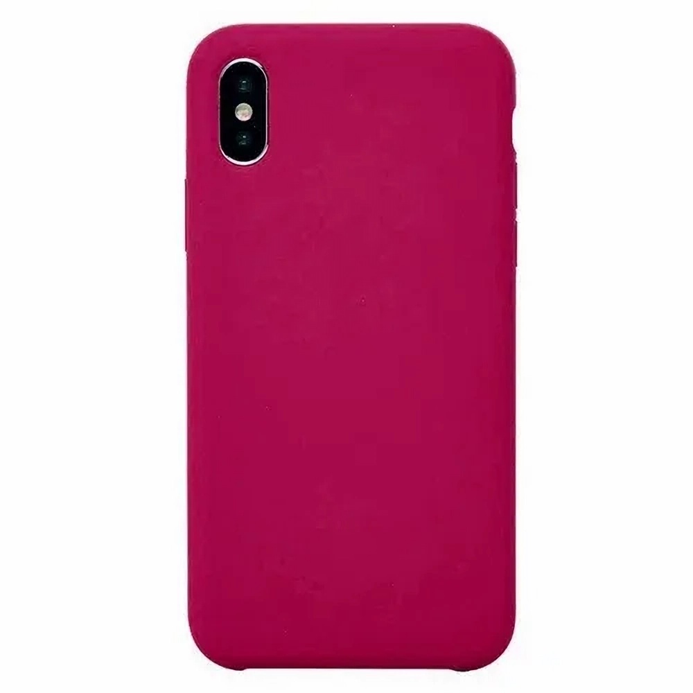 

Накладка силикон для iPhone XS Max Leather Case Red, Красный, iPhone XS Max Leather Case