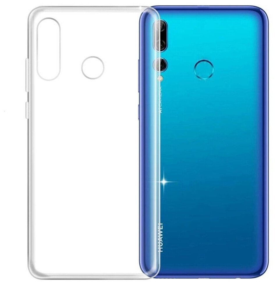 

Накладка силикон для Huawei Honor 10i/P Smart Plus 2019 прозрачная, Прозрачный, Huawei Honor 10i
