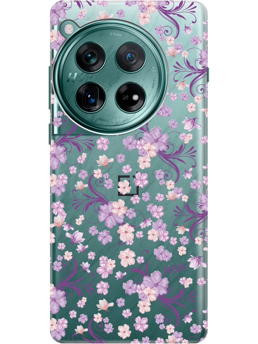 

Силиконовый чехол на OnePlus 12 с рисунком "Lilac Flowers" прозрачный, Прозрачный;фиолетовый, 20012114