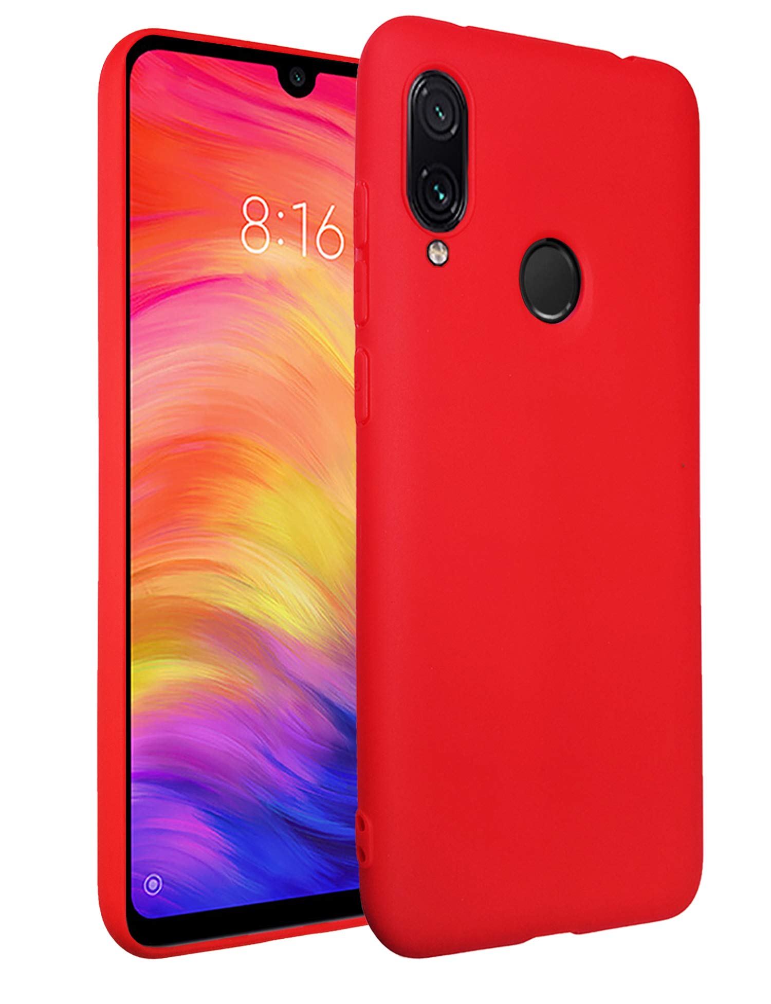 

Накладка силикон для Xiaomi Redmi Note 7 Red, Красный, Xiaomi Redmi Note 7