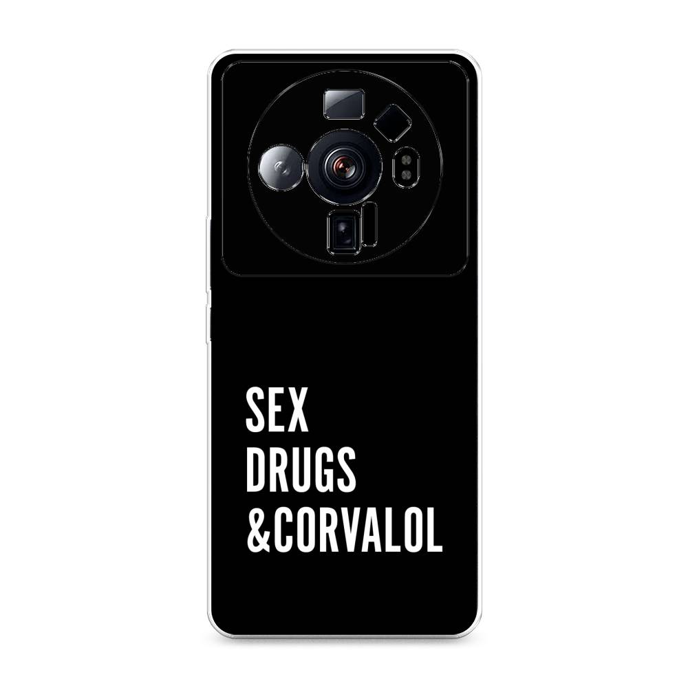 

Чехол на Xiaomi 12S Ultra "Corvalol", Черный;серый;белый, 314550-6