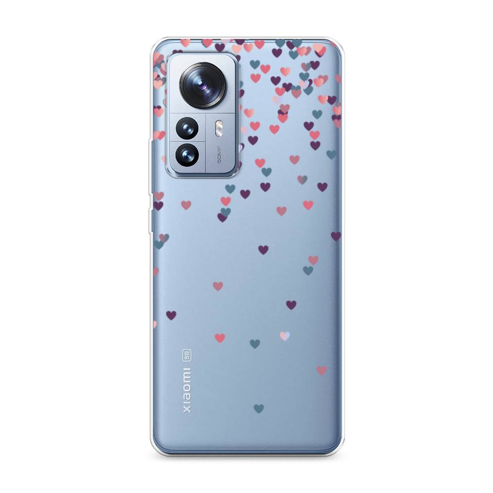 

Чехол на Xiaomi 12 Pro "Посыпка сердечки", Розовый;фиолетовый, 314450-3