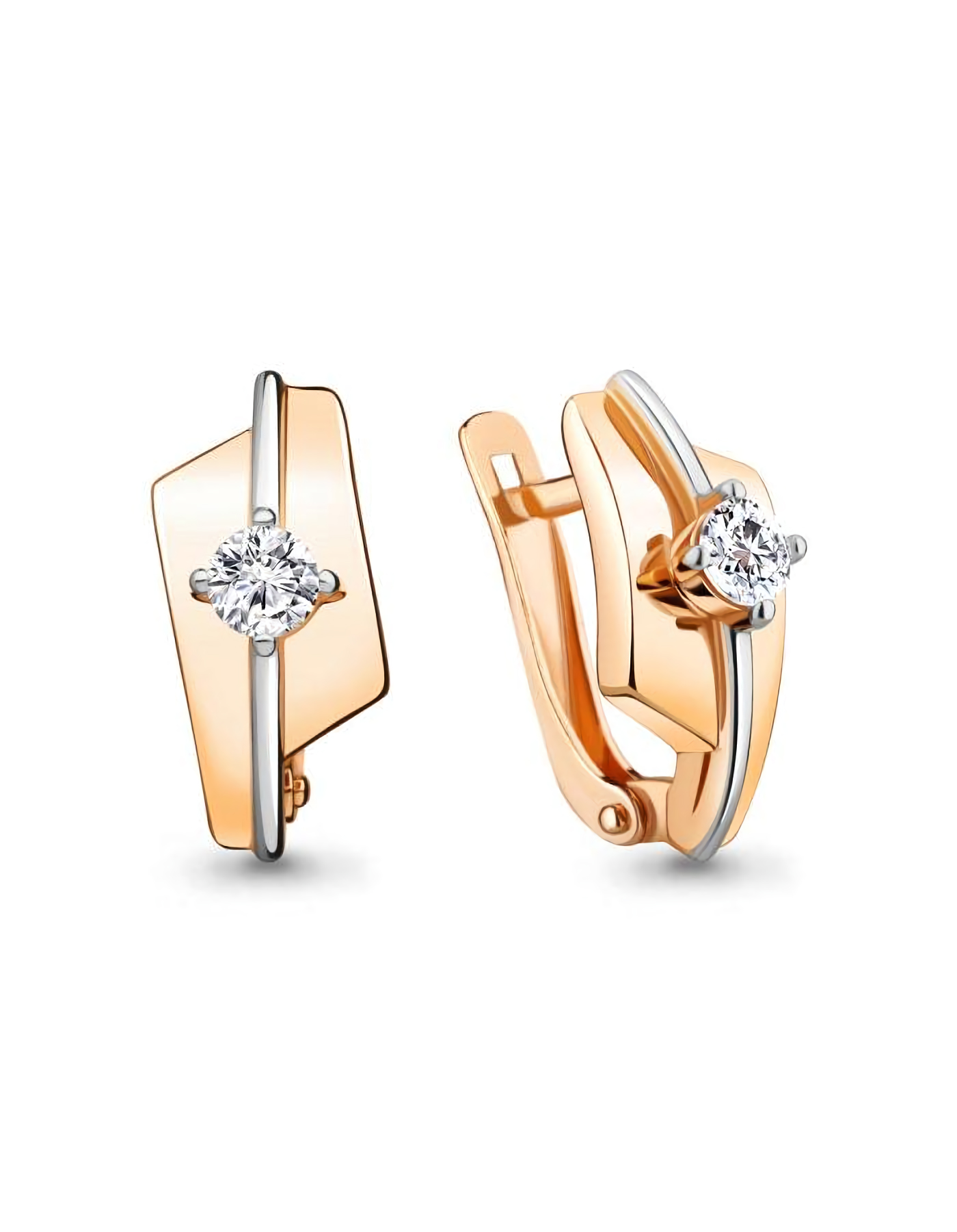 

Серьги из серебра TEO MAORI 848976А.6, фианит, 848976А.6