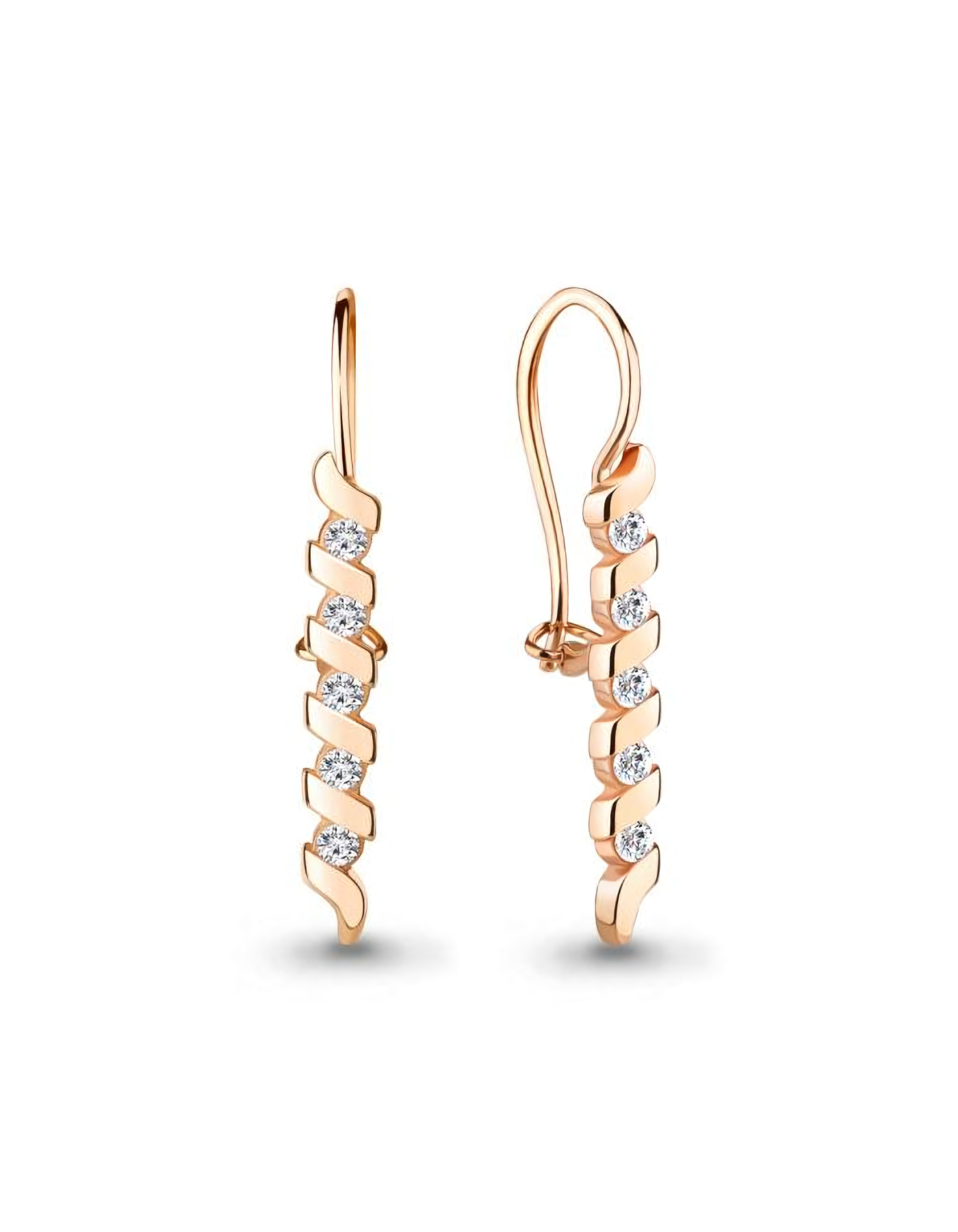 

Серьги из серебра TEO MAORI 848954А.6, фианит, 848954А.6