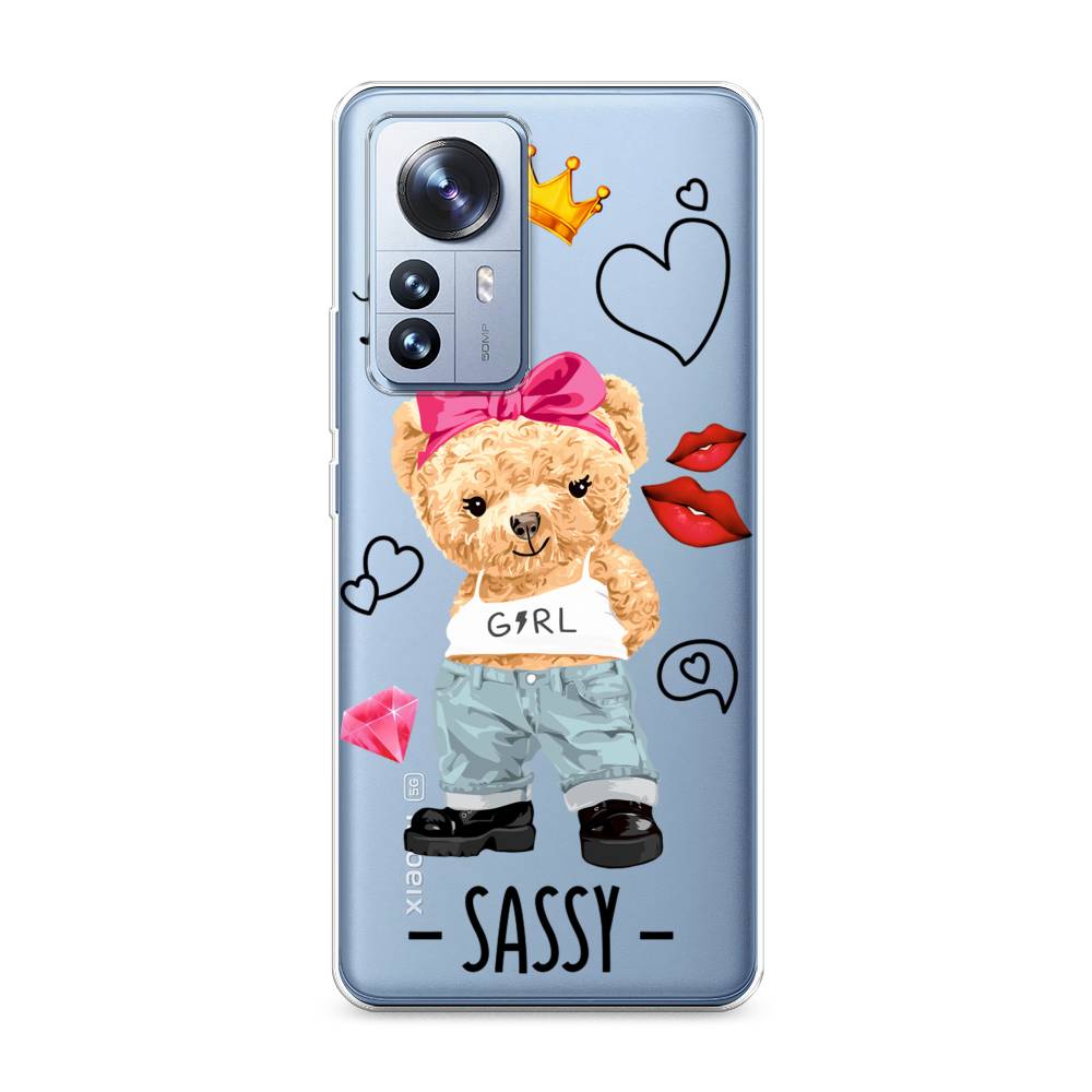 

Чехол на Xiaomi 12 Pro "Sugar Mommy", Голубой;белый;розовый, 314450-6