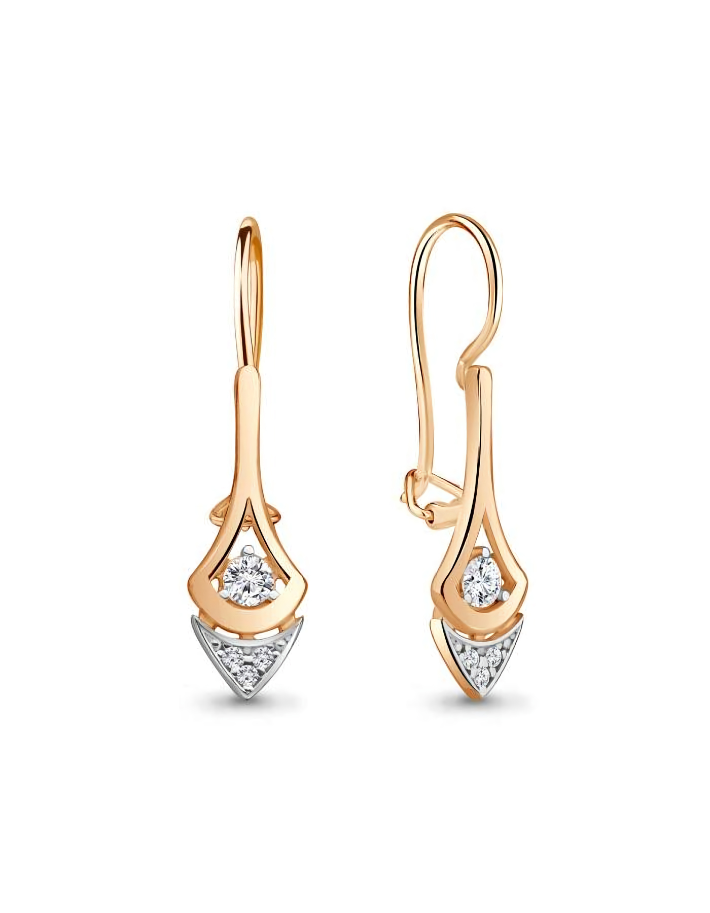 

Серьги из серебра TEO MAORI 848949А.6, фианит, 848949А.6