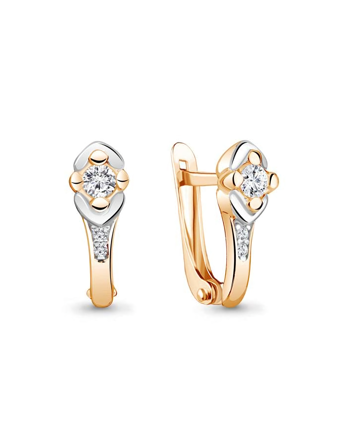 

Серьги из серебра TEO MAORI 848928А.6, фианит, 848928А.6